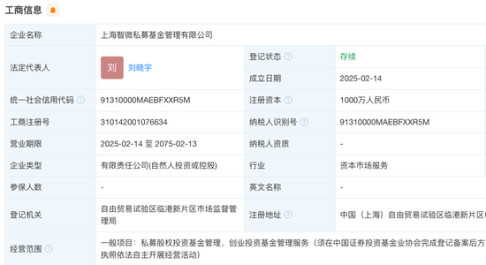 千亿半导体设备龙头，设立私募基金