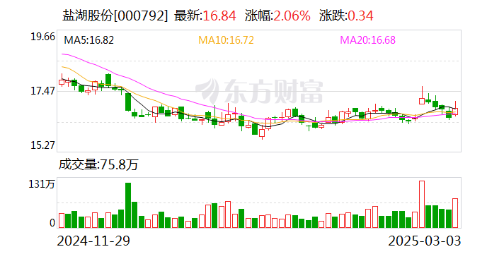 盐湖股份：3月19日将召开2025年第一次临时股东大会